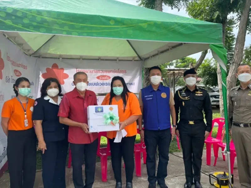 โครงการออกหน่วยคัดกรองมะเร็งตับ ท่อน้ำดี โรคนิ่วในระบบทางเดินปัสสาวะและโรคในช่องท้องด้วยเครื่องอัลตร้าซาวด์