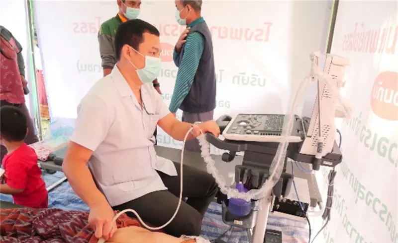 โครงการออกหน่วยแพทย์เคลื่อนที่ภายใต้โครงการ “ไทยเบฟ...รวมใจต้านภัยหนาว”