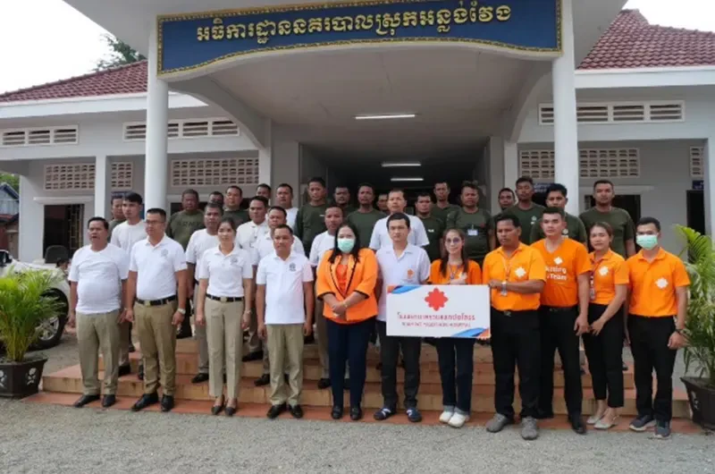 โครงการตรวจสุขภาพสานสายใยจากไทยสู่กัมพูชา
